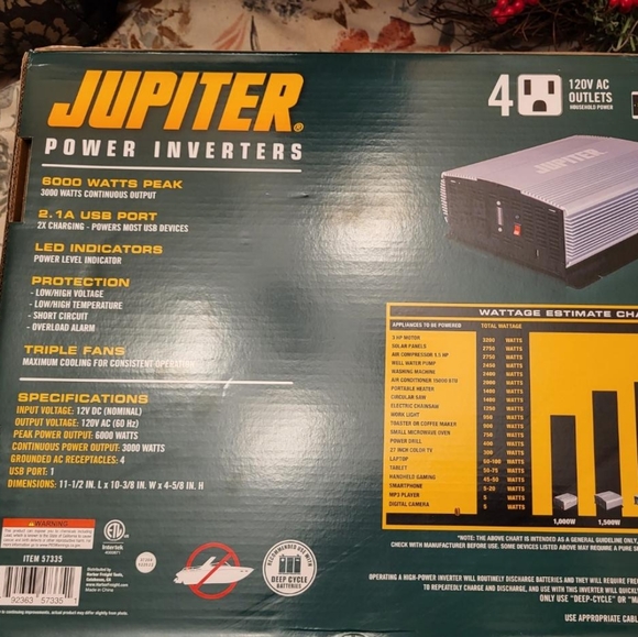 Car Audio, Video & GPS Jupiter 300 Watt Continuous 6000 Watt Peak